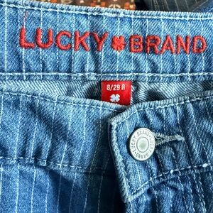 Lucky Brand pinstripe women’s 8/29R Jeans